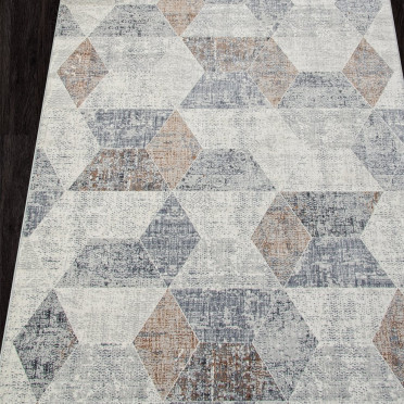 Ковер F257 - ORANGE - Прямоугольник - коллекция ZUMMA