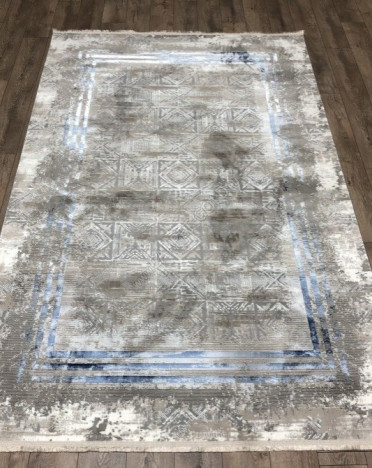 Турецкий ковер Elite Carpet OTTO 30004A (Полиэстер, серый)