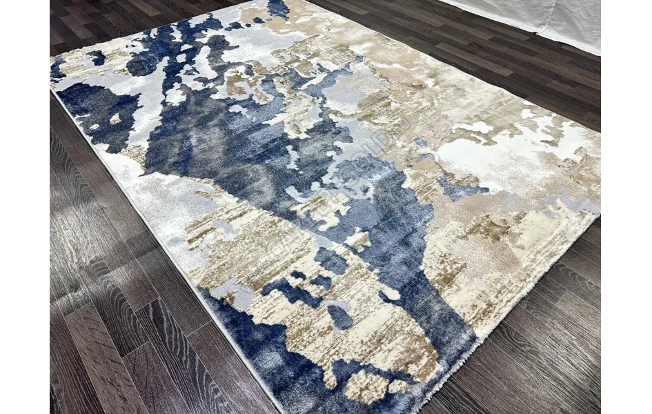 D039A_CREAM SHIRINK BLUE FDY Semnan