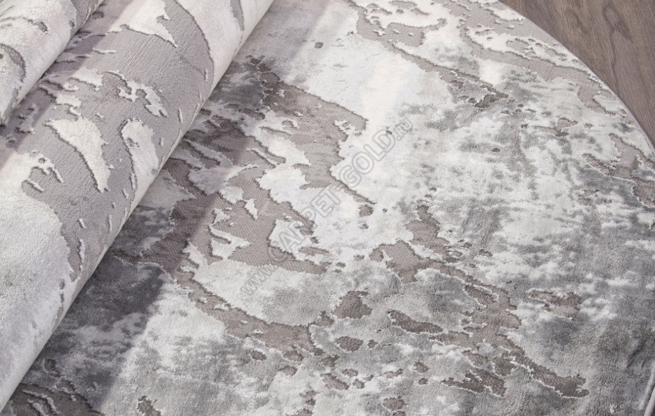 Ковер 04075G - GREY / GREY - Овал - коллекция ARMINA
