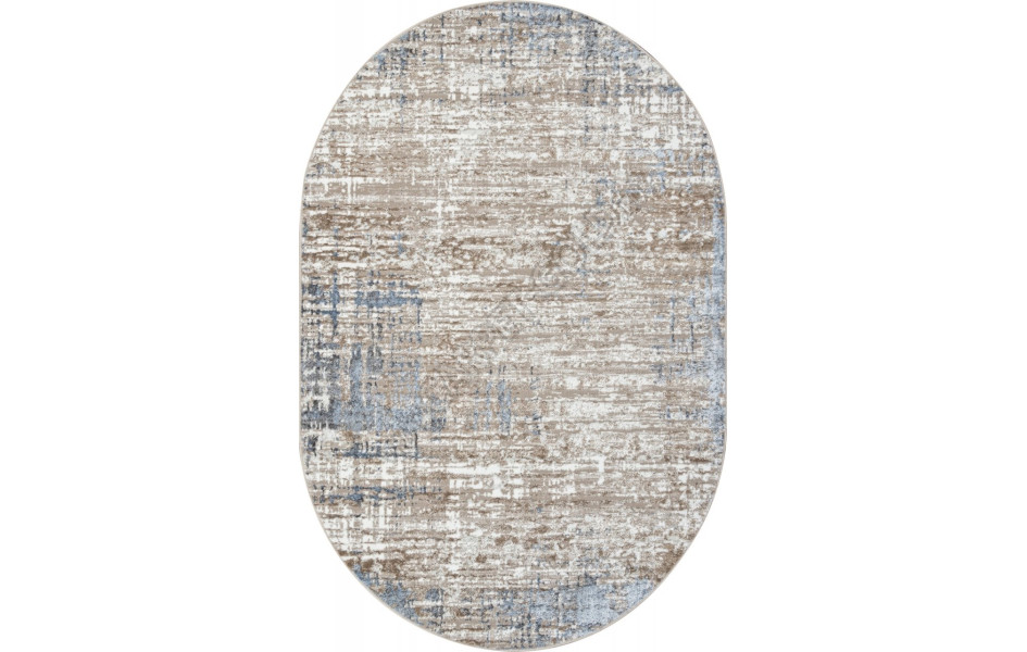 Ковер 01629A - L.BLUE / BEIGE - Овал - коллекция PARADIZE