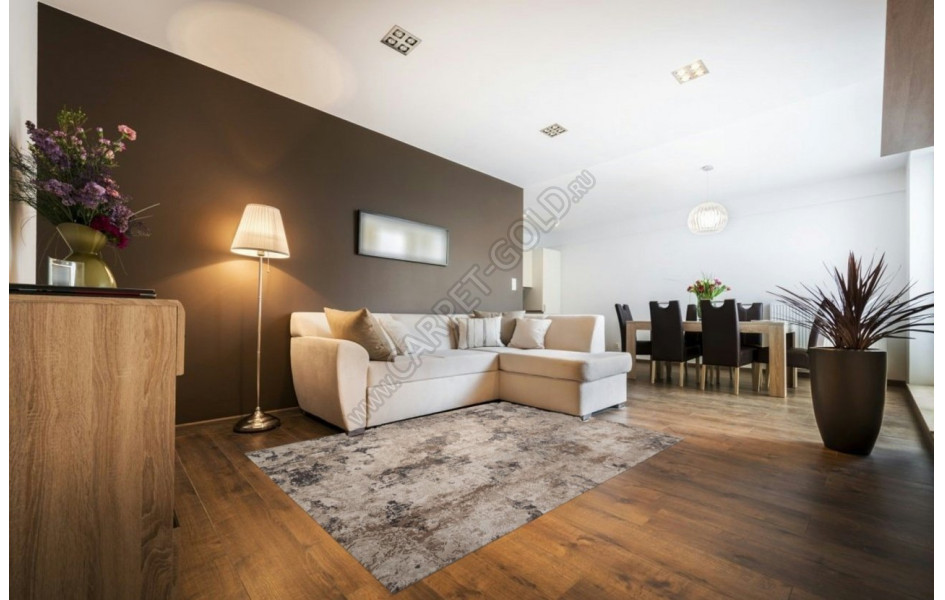 Ковер M033A - CREAM / WHITE - Прямоугольник - коллекция SIESTA