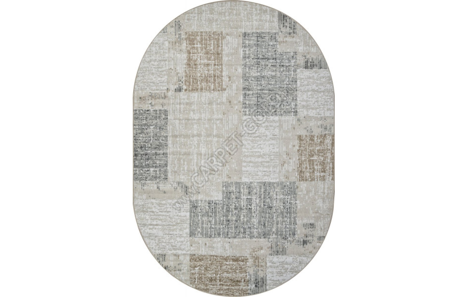 Ковер F387 - BEIGE - Овал - коллекция CUBA