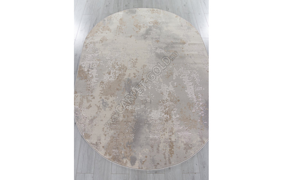 Ковер F171 - BEIGE - Овал - коллекция LIMAN