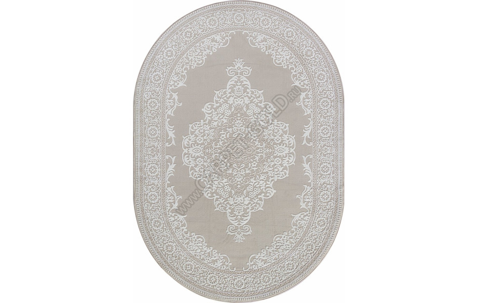 Ковер E830AF - BEIGE / CREAM - Овал - коллекция SIROCCO