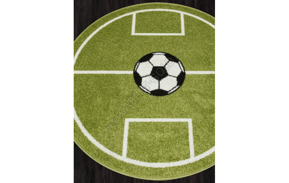 Ковер NC11 - GREEN - Круг - коллекция SMILE