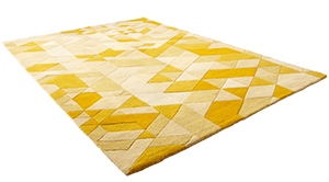 Желтый ковер